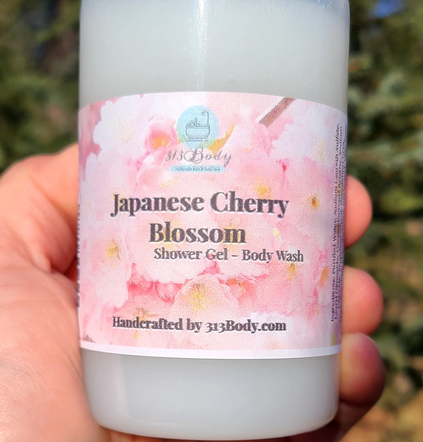 Japanese Cherry Blossom Scented Shower Gel - Body Wash
