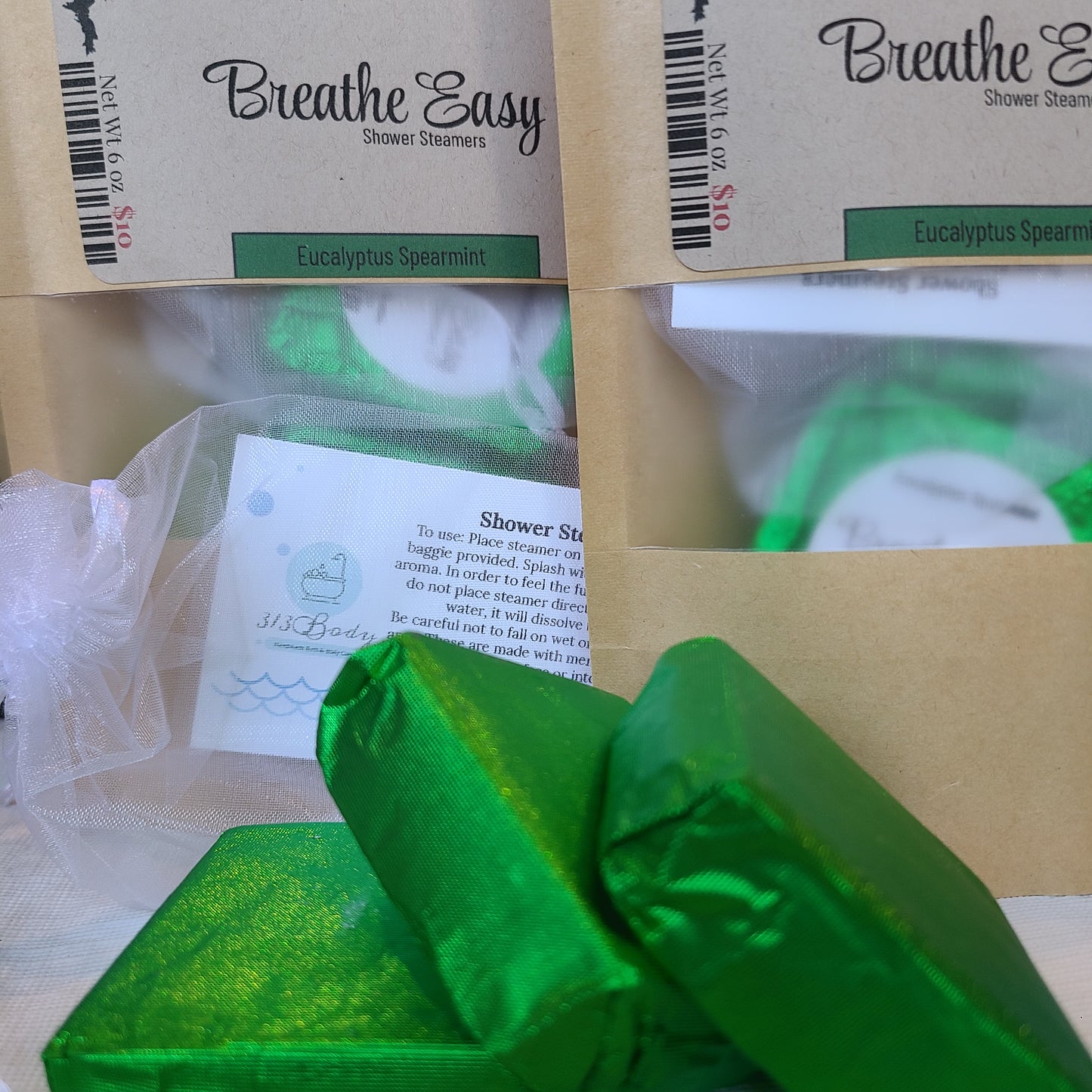 Breathe Easy - Eucalyptus Spearmint Shower Steamer