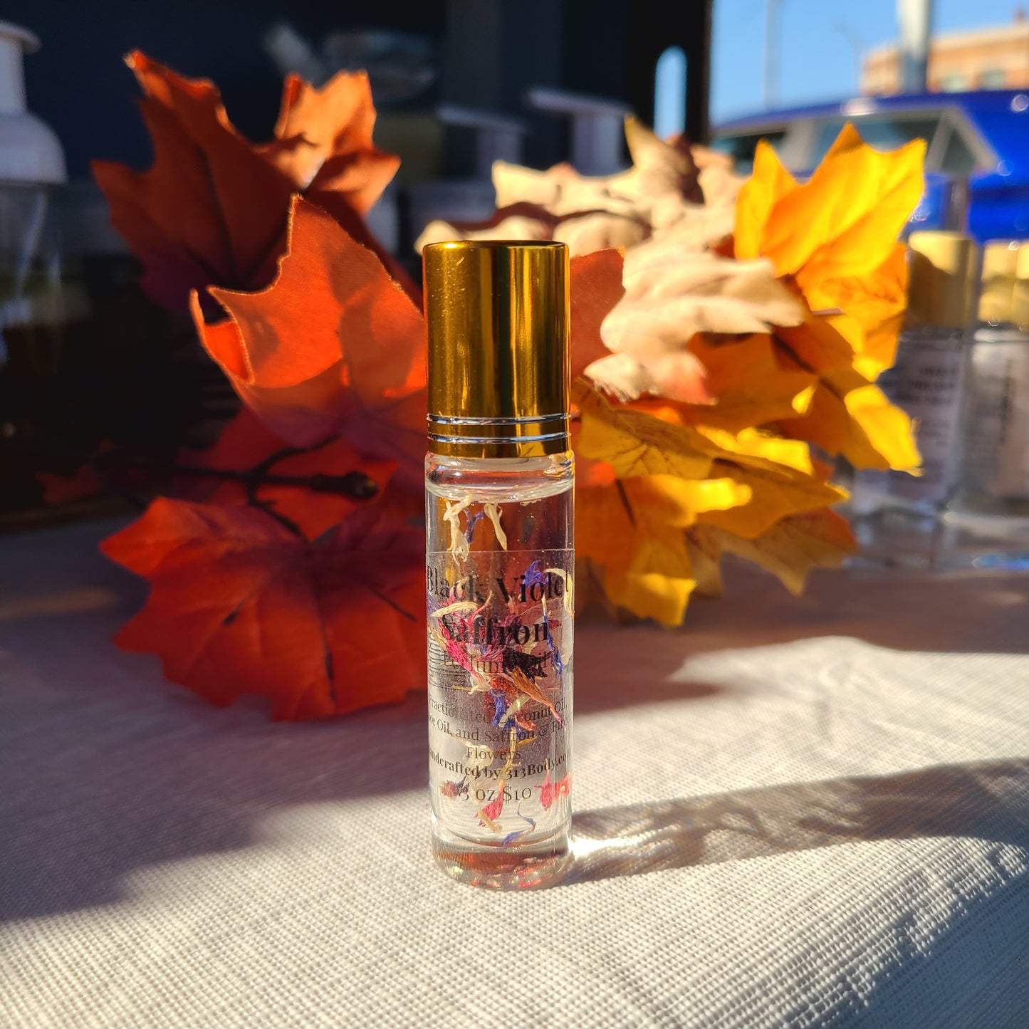 Black Violet and Saffron Perfume Oil