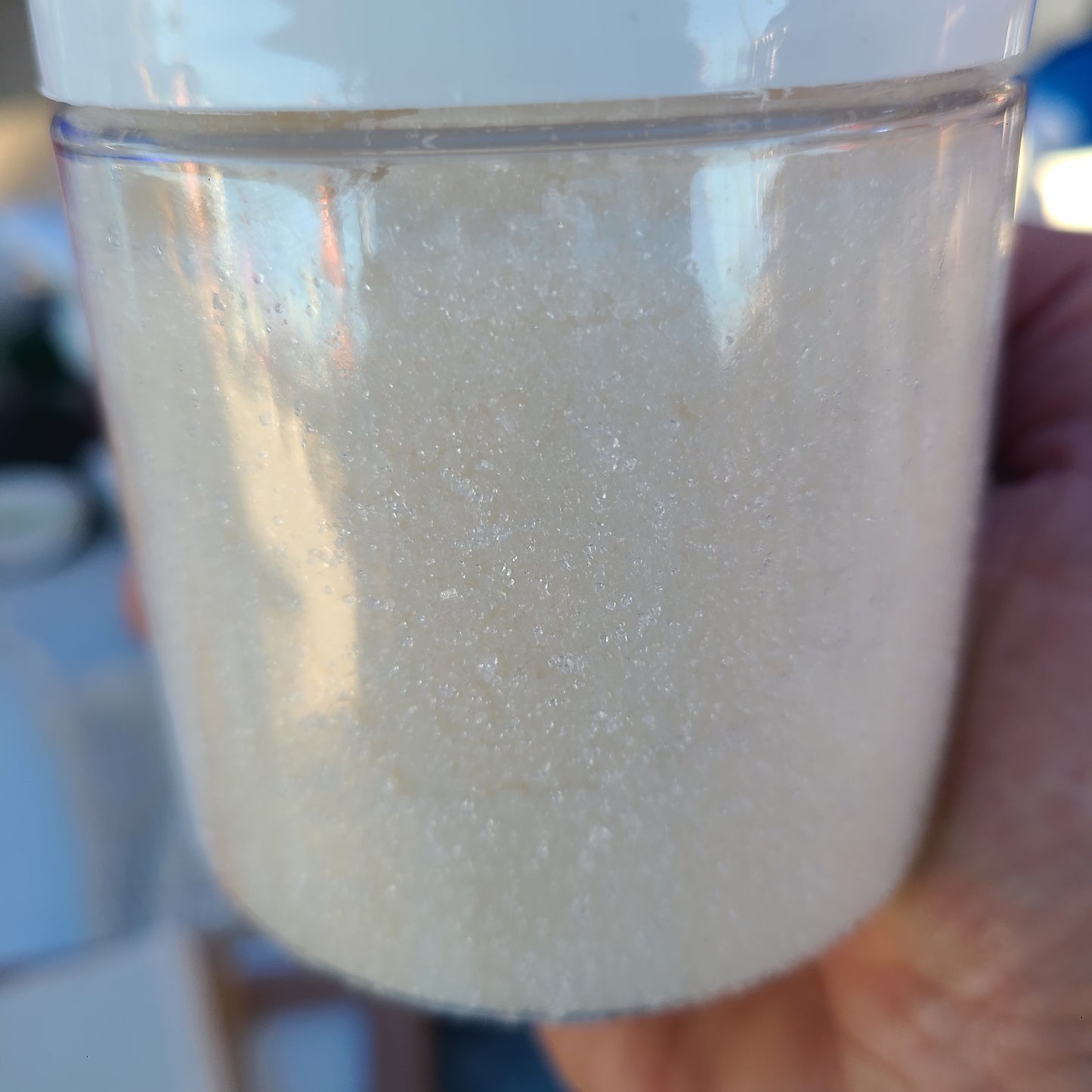 Iced Vanilla Woods Sugar Scrub with Shea Butter and Avocado Oil
