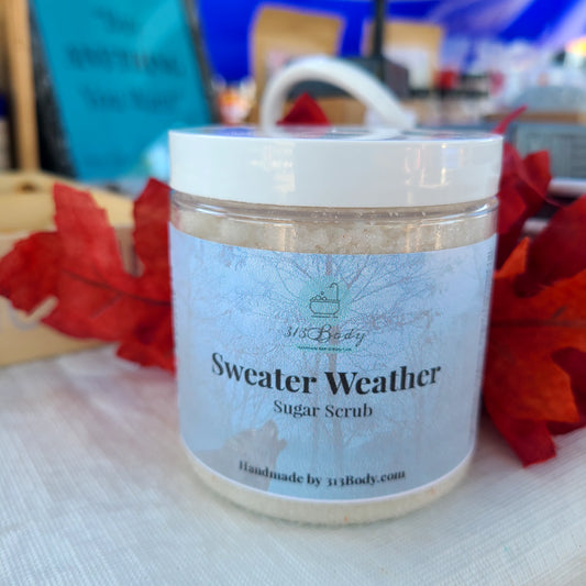 Sweater Weather Coarse Sugar Scrub with Shea Butter and Avocado Oil