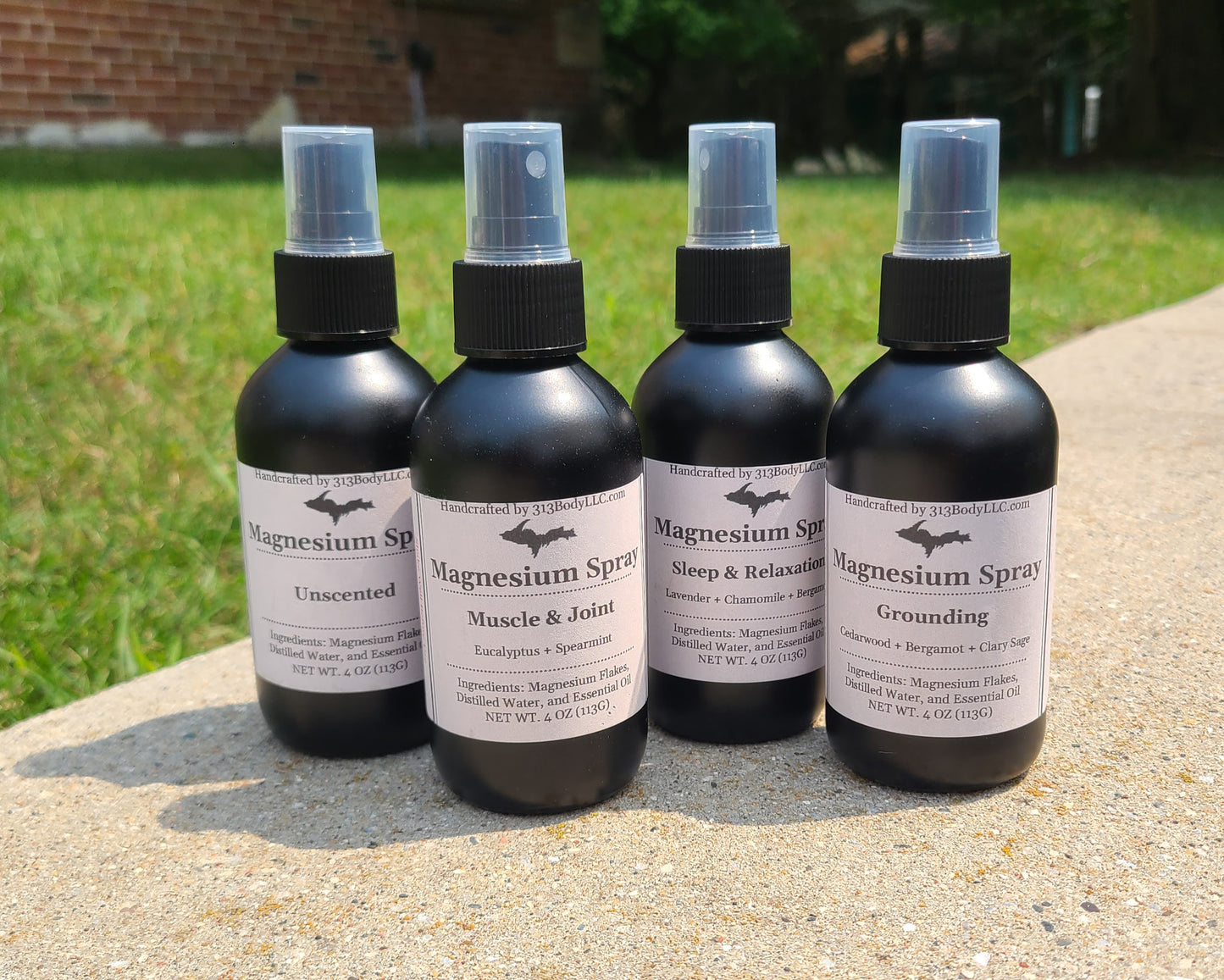 Magnesium Oil Spray - 4 Essential Oil Blends