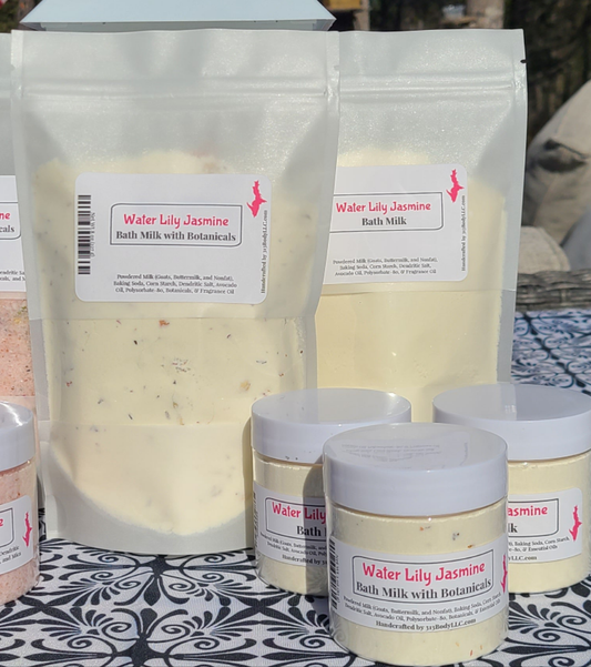 Bath Milk Soak ~ Water Lily Jasmine Scented