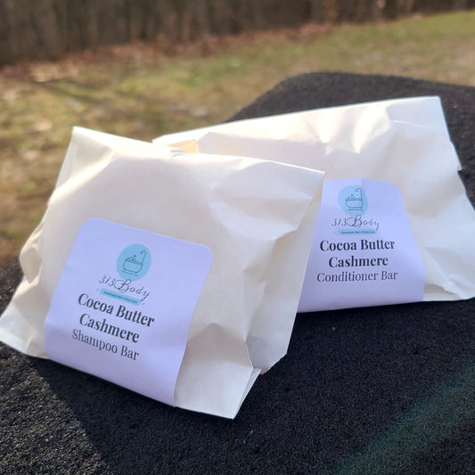 Cocoa Butter Cashmere Scented Shampoo & Conditioner Bars