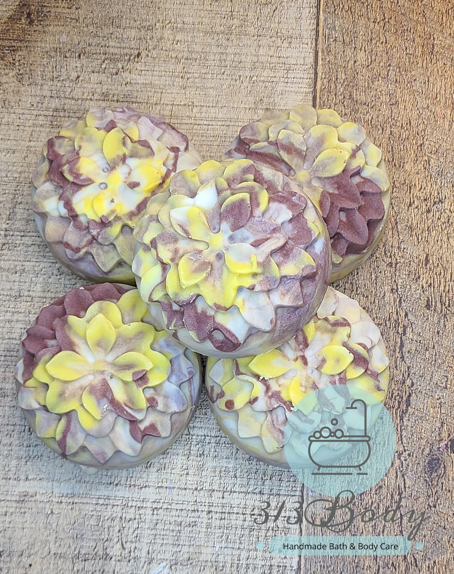 Poppies be Poppin' Scented Exfoliating Handmade Soap