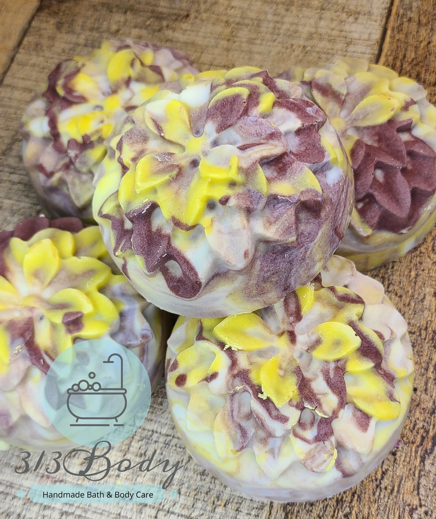 Poppies be Poppin' Scented Exfoliating Handmade Soap