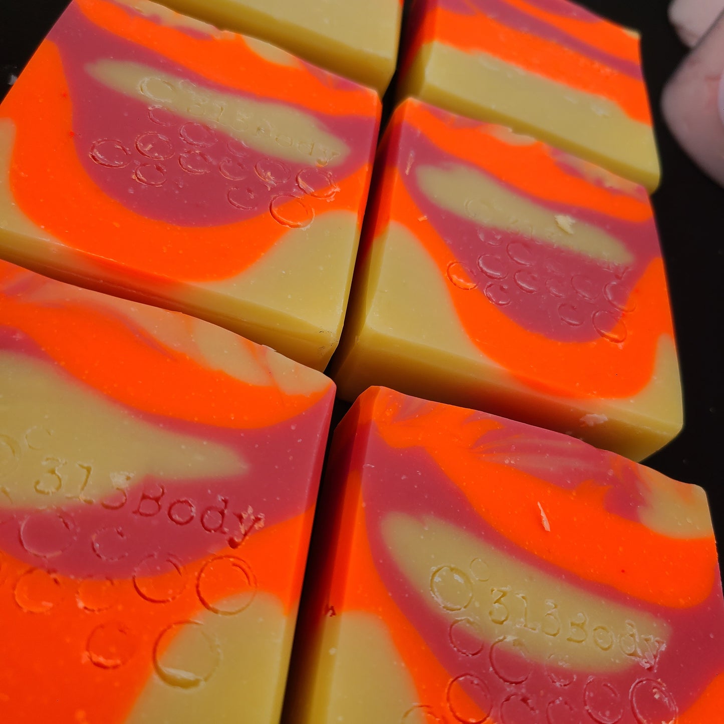Lake Michigan Sunset ~ Hibiscus Palm Scented Handmade Soap with Goats Milk & Shea Butter