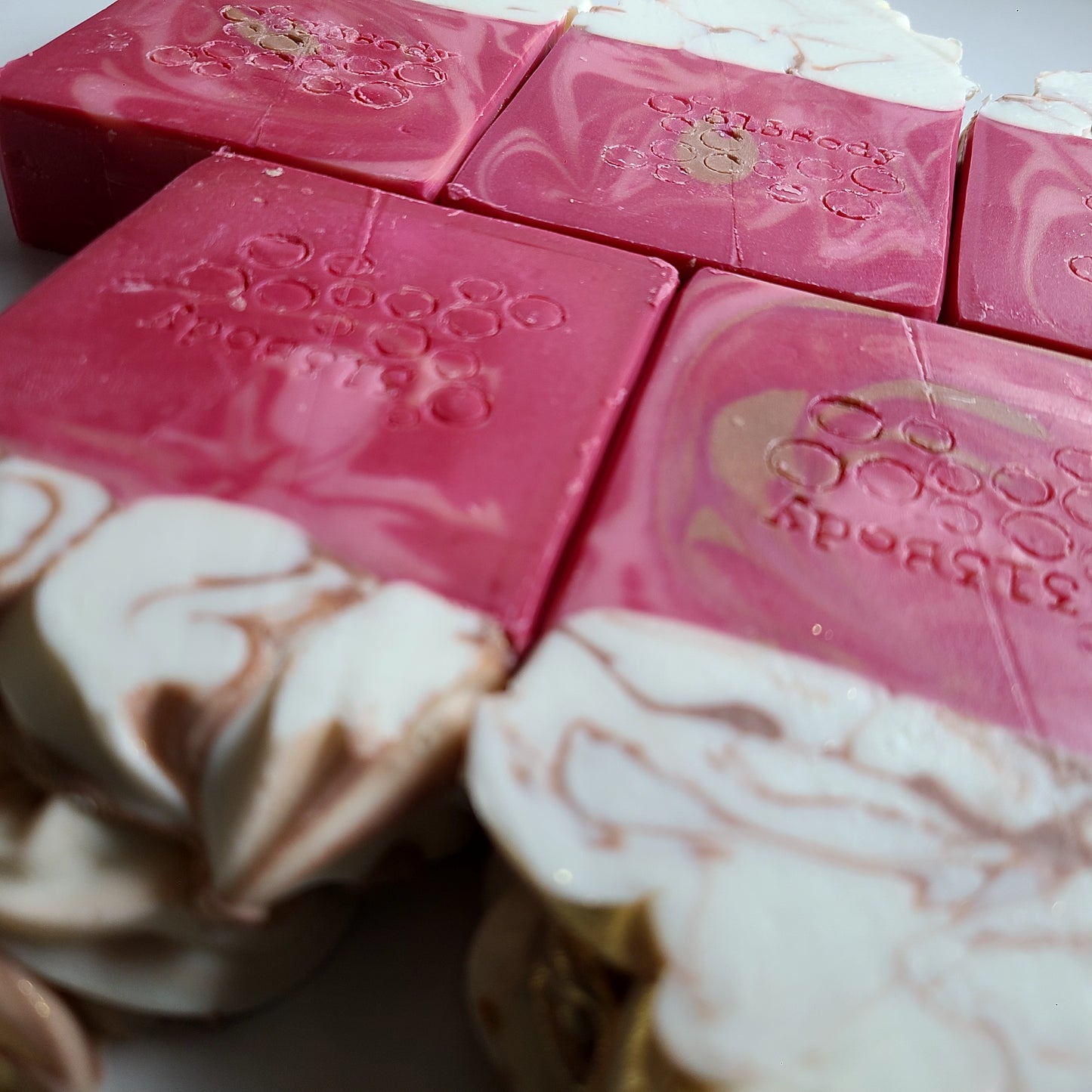Rose Gold Scented Handmade Soap with Goats Milk & Kokum Butter