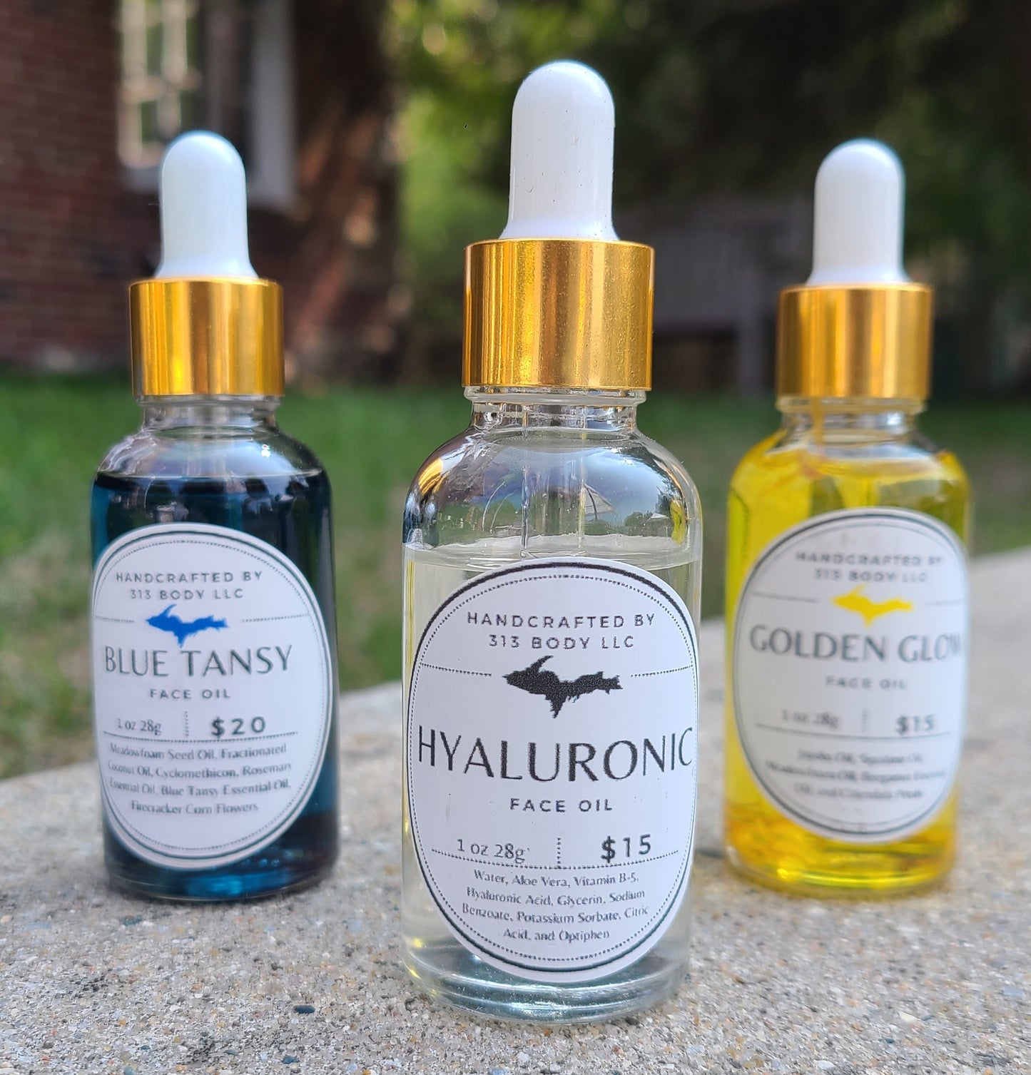 Face Skin Care Routine Subscription Bag ~ Hyaluronic, Blue Tansy, and Golden Glow