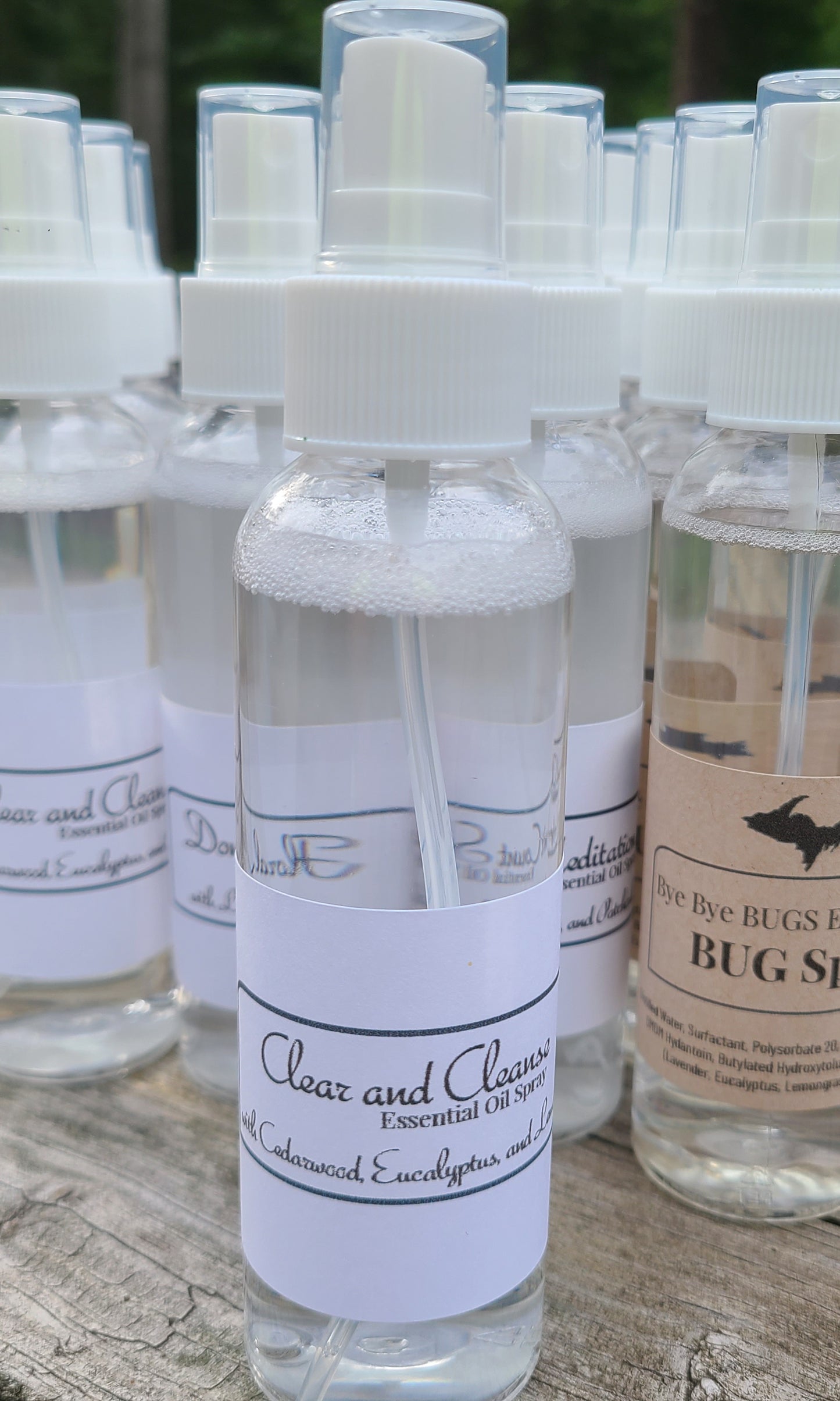 Clear and Cleanse Essential Oil Spray - Cedarwood, Eucalyptus, and Lemon