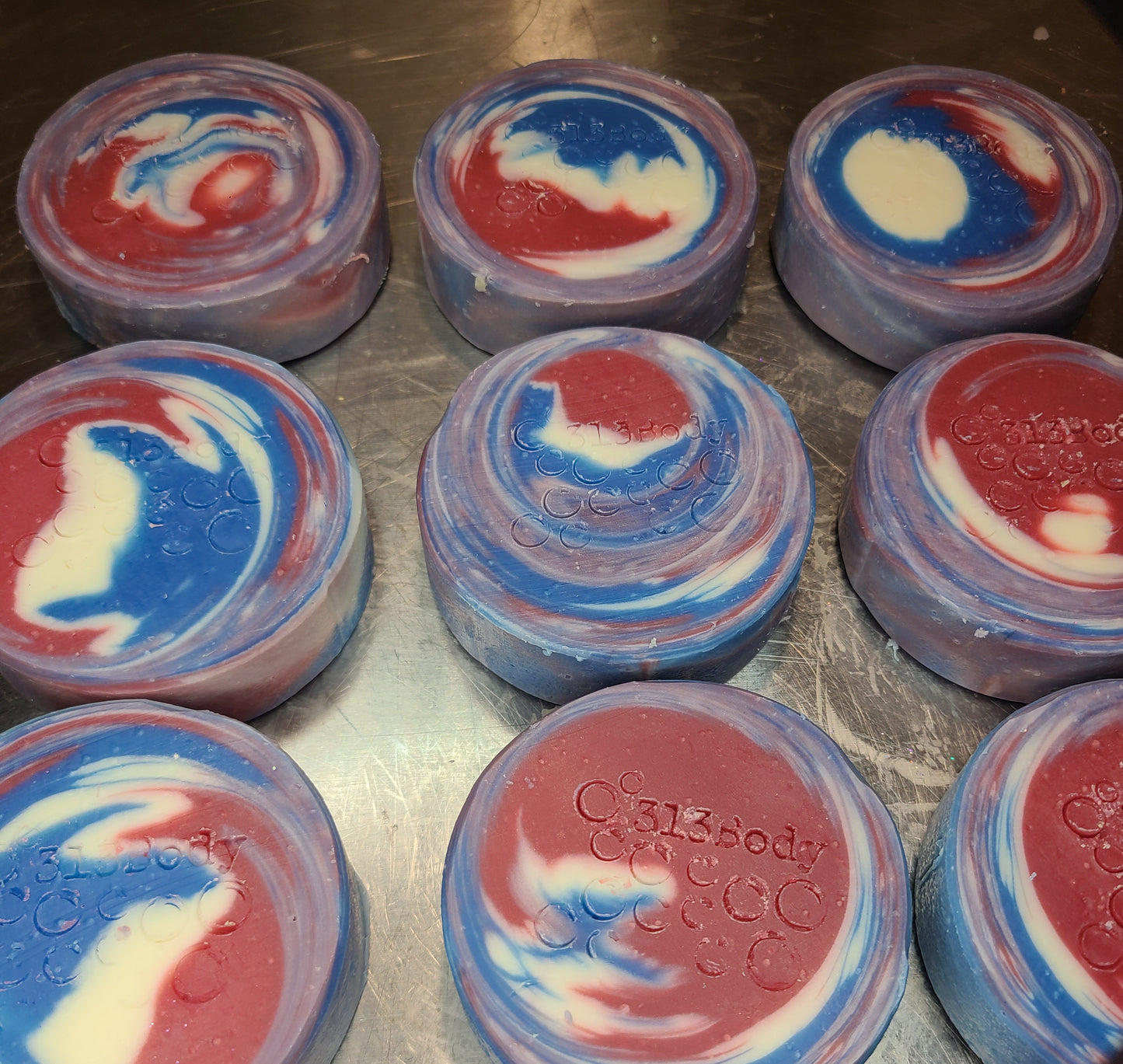 Deeetroit Basketball Handcrafted Soap - Frosted Juniper Scented