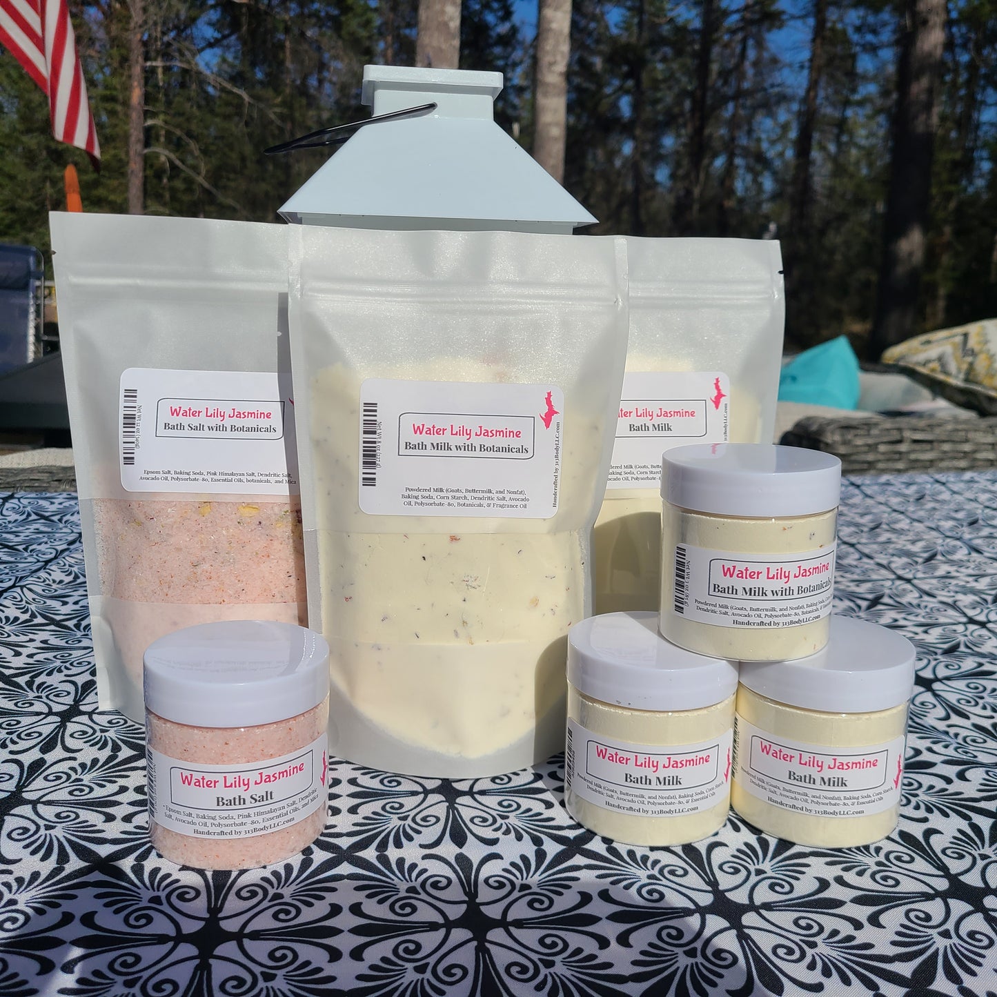 Bath Milk Soak ~ Water Lily Jasmine Scented