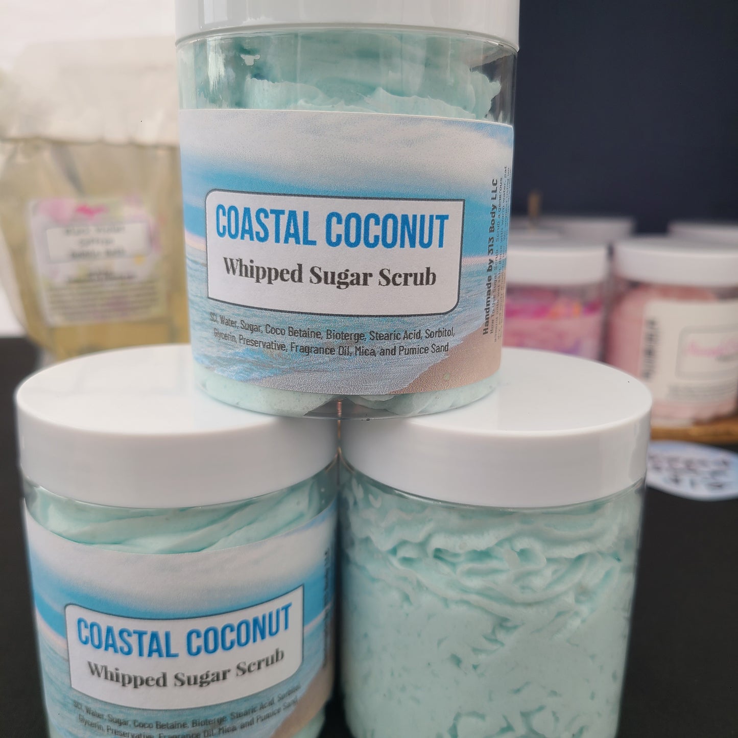 Coastal Coconut Foaming Whipped Sugar Scrub
