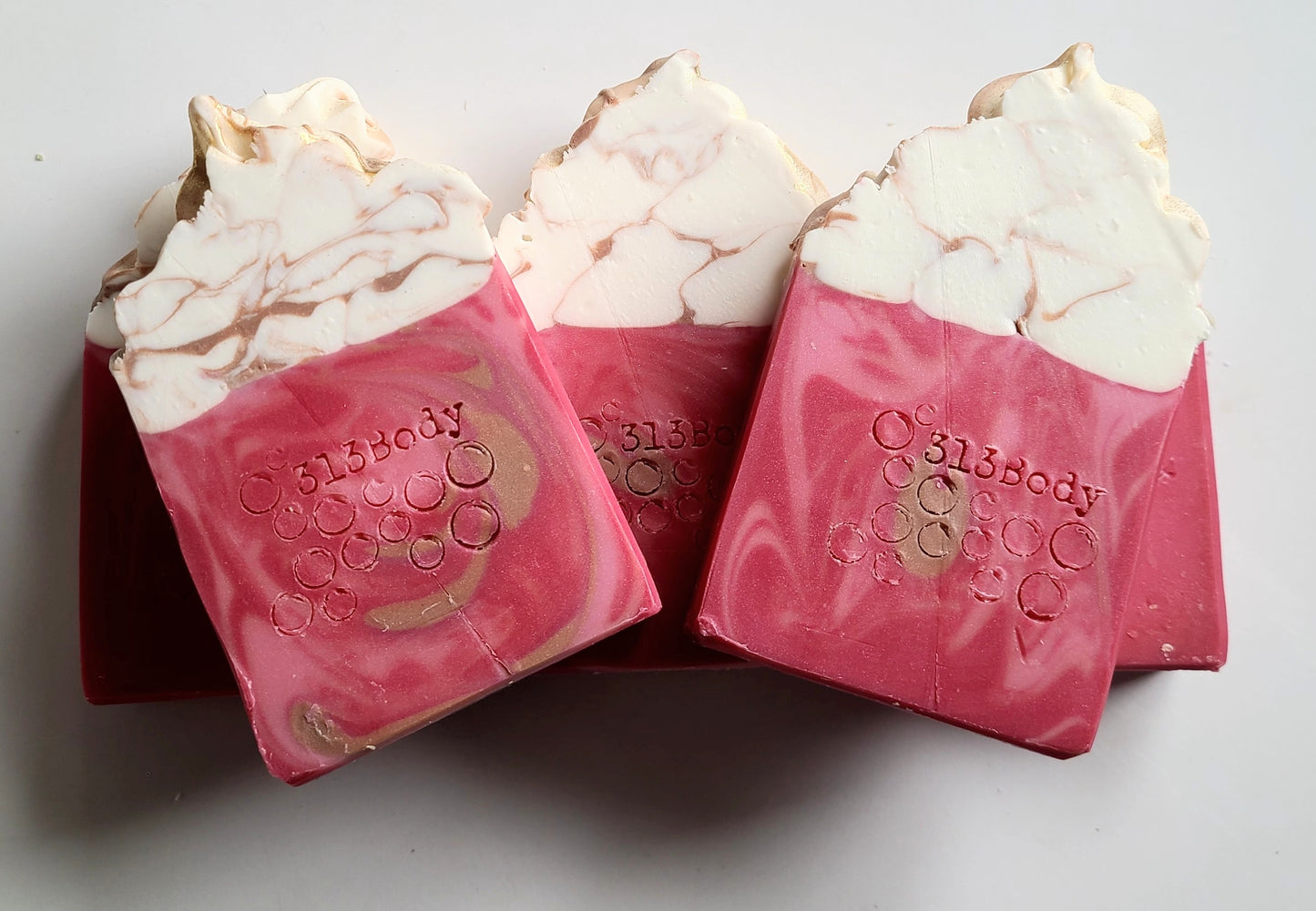 Rose Gold Scented Handmade Soap with Goats Milk & Kokum Butter