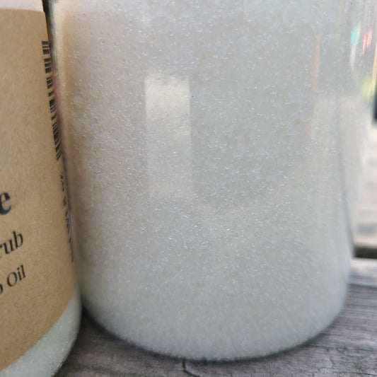 Water Lily & Jasmine Coarse Sugar Scrub with Shea Butter and Avocado Oil