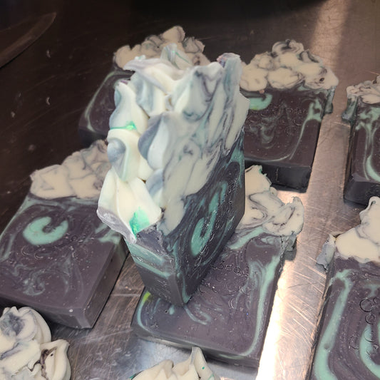 Lilacs in Mackinac Handcrafted Soap - Lilac Scented - Frosted Soap