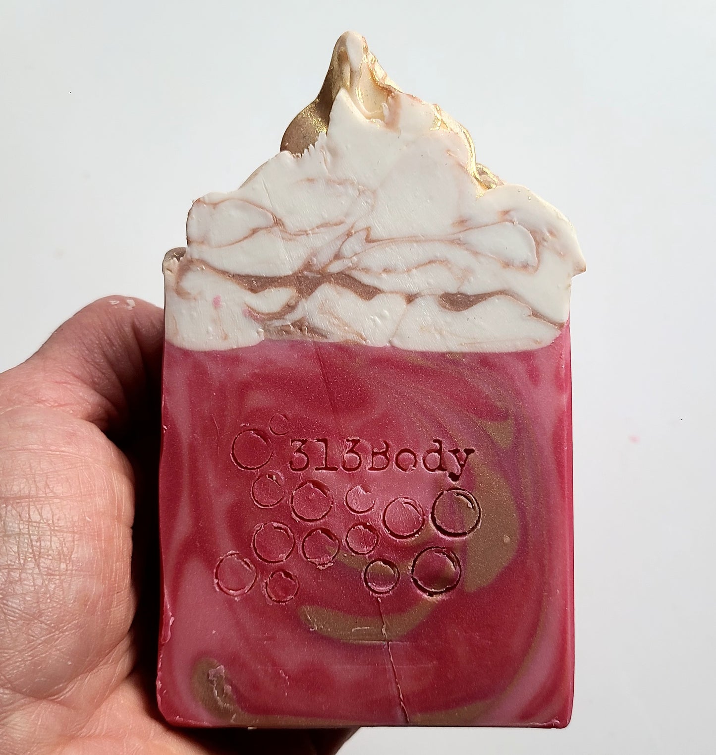 Rose Gold Scented Handmade Soap with Goats Milk & Kokum Butter