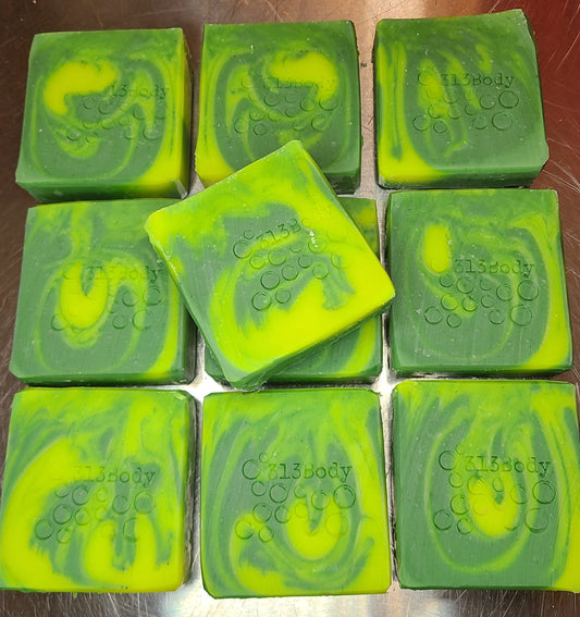 Lemon & Litsea Cubeba Essential Oil Soap with Tallow & Goats Milk