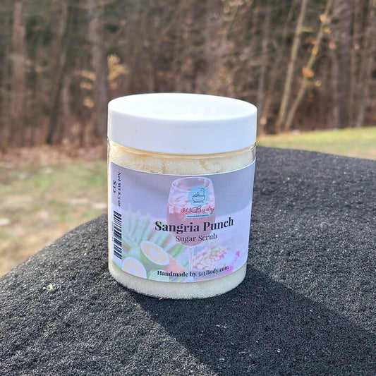 Sangria Punch Coarse Sugar Scrub with Shea Butter and Avocado Oil