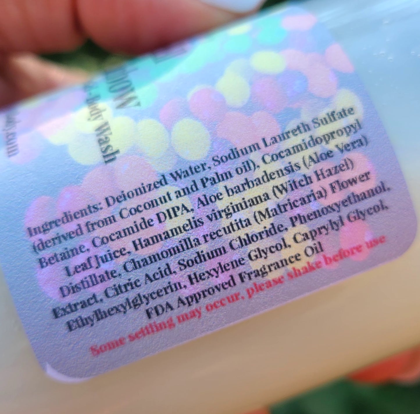 Smell the Rainbow Scented Shower Gel & Body Wash