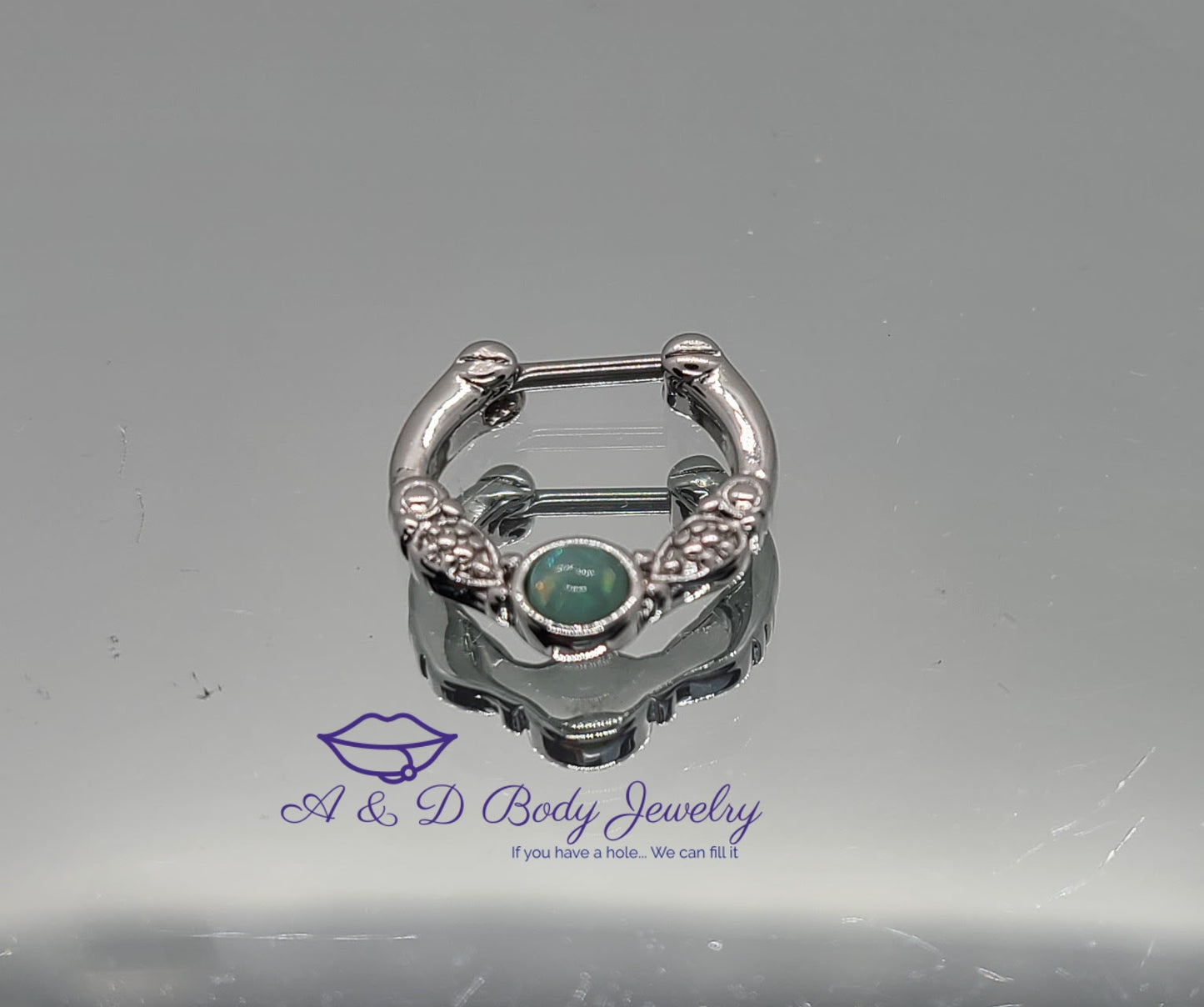 Opal Vintage Septum Clicker