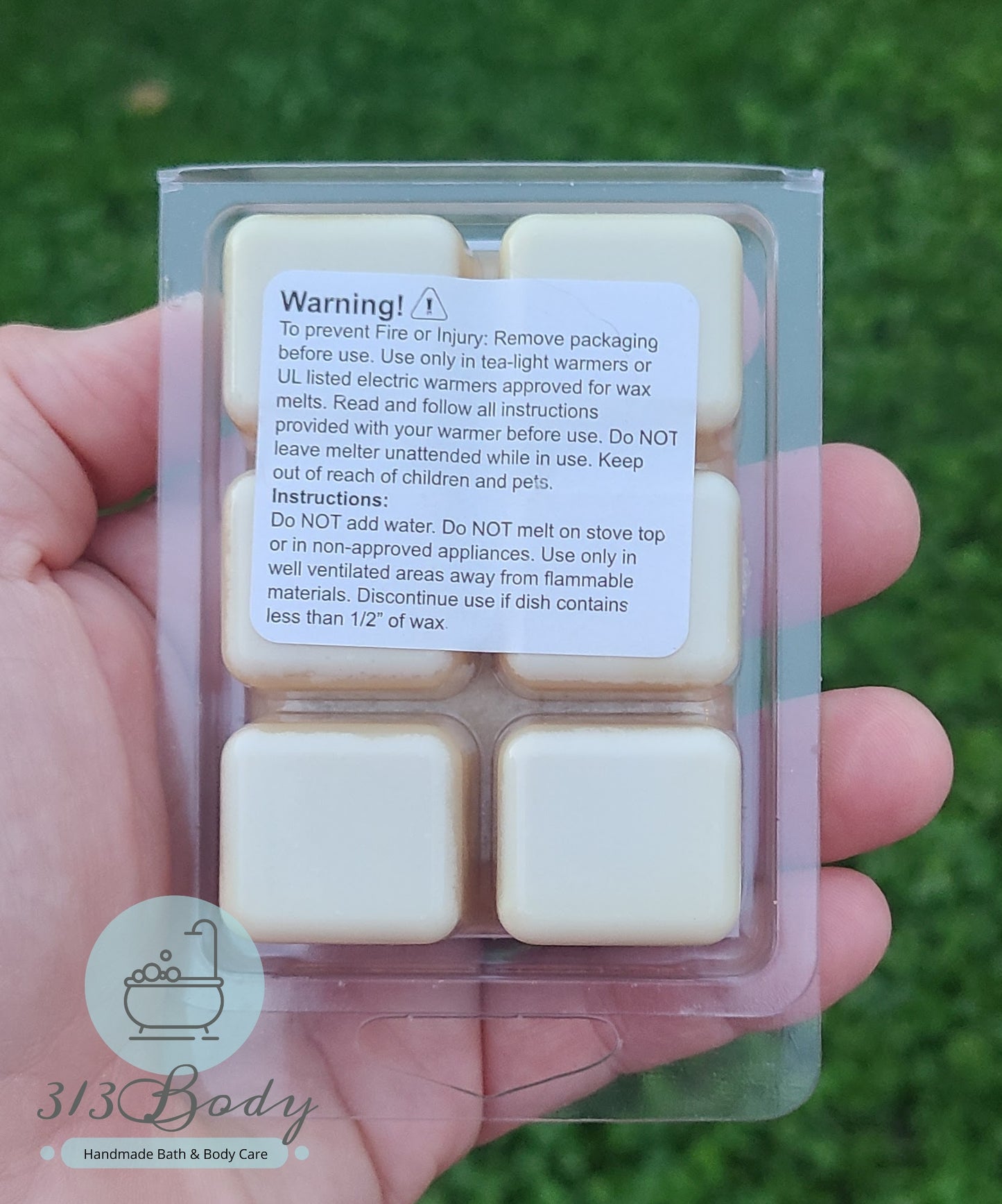 Clam Shell Soy Wax Melt - CINNAMON VANILLA Scented
