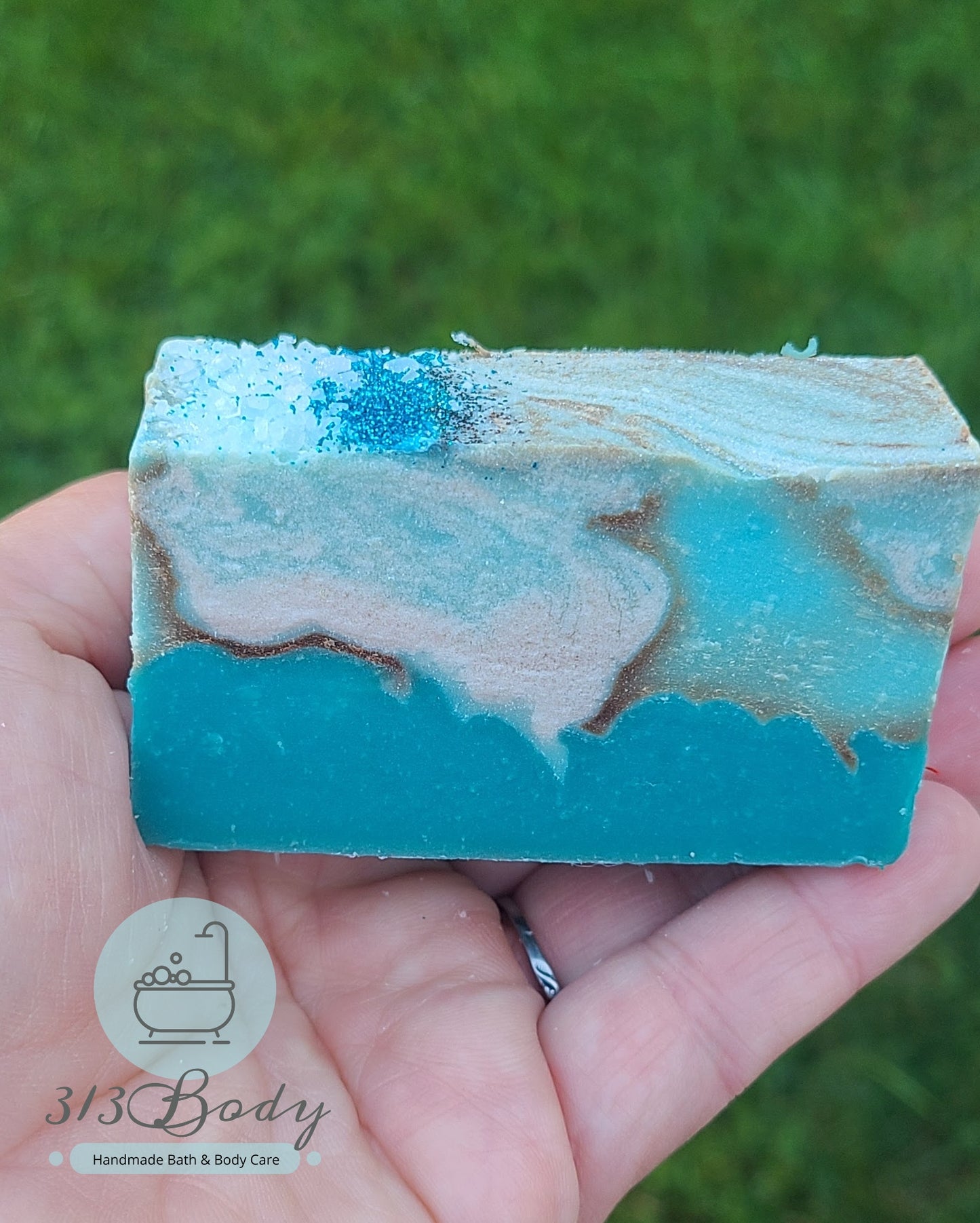 Winter Wonderland - Coconut Vetiver Scented Handmade Soap