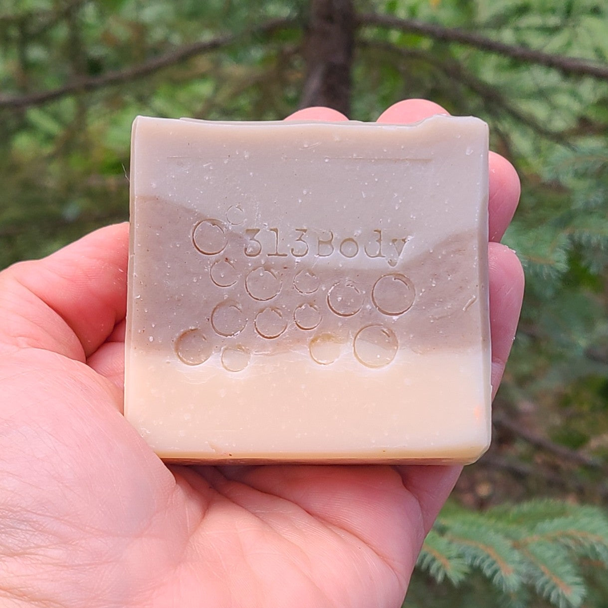 Beachy Bum Essential Oil Exfoliating Handmade Soap (NO SAND) ~ Cedarwood, Lavender, and Patchouli