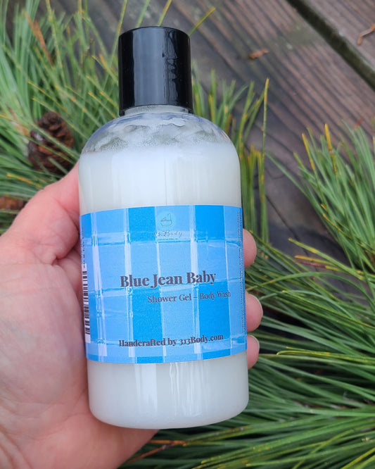 Blue Jean Baby Scented Shower Gel & Body Wash DYE FREE