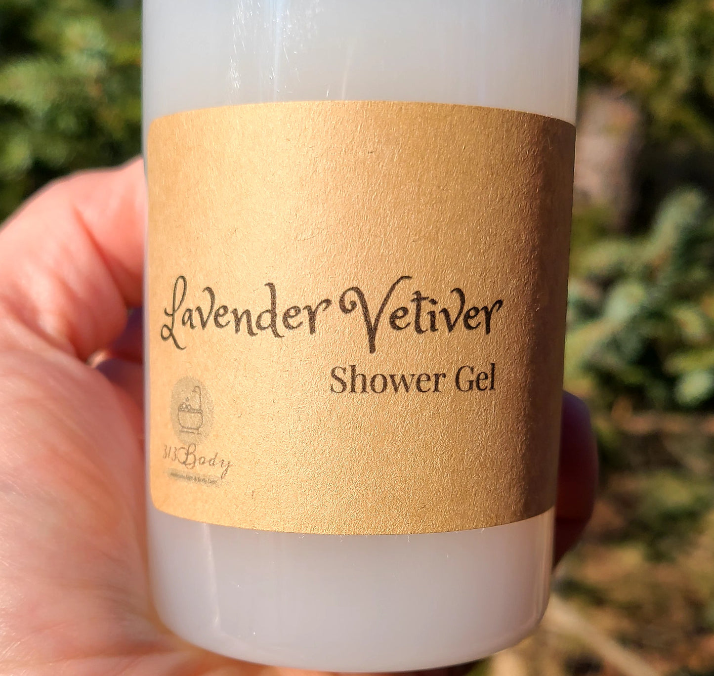 Lavender Vetiver Scented Shower Gel - Body Wash