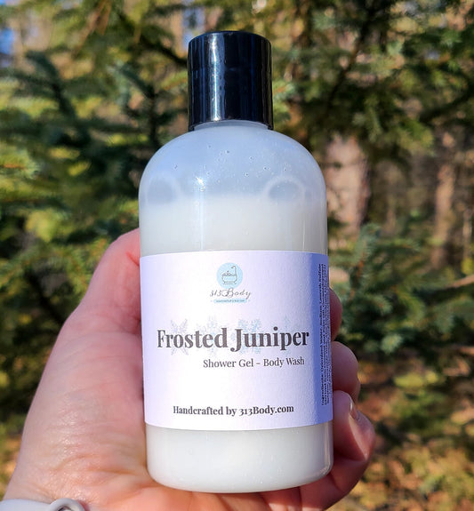 Frosted Juniper Scented Shower Gel - Body Wash
