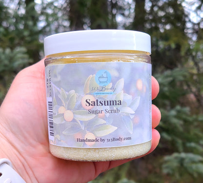 Satsuma Sugar Coarse Scrub with Shea Butter and Avocado Oil