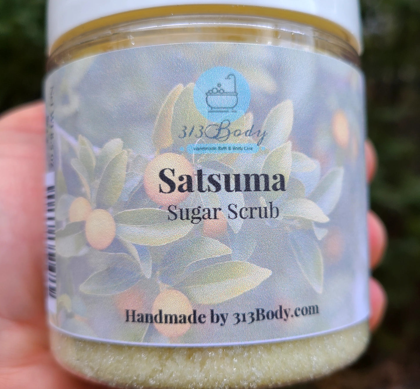 Satsuma Sugar Scrub with Shea Butter and Avocado Oil