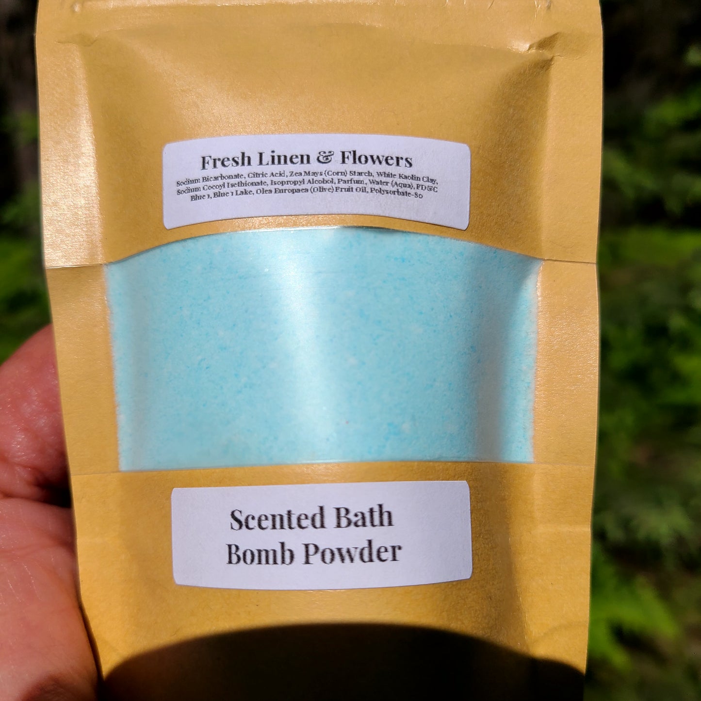 Fresh Linen & Flowers Bath Bomb Powder