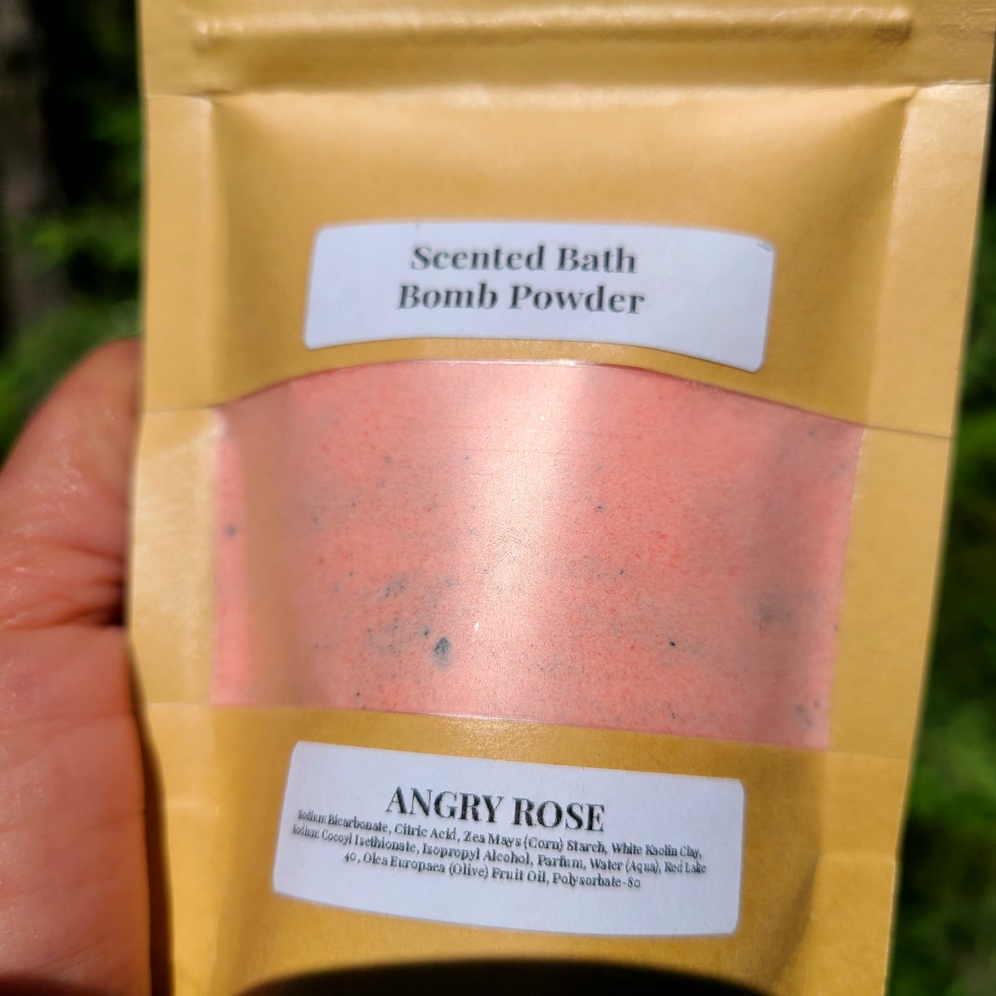 Angry Rose Bath Bomb Powder