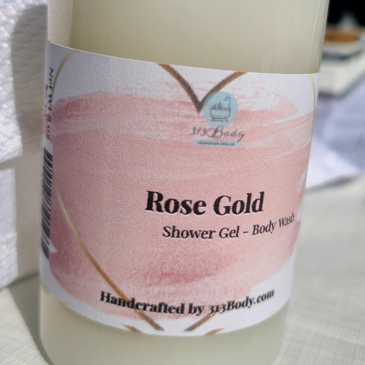 Rose Gold Scented Shower Gel & Body Wash DYE FREE