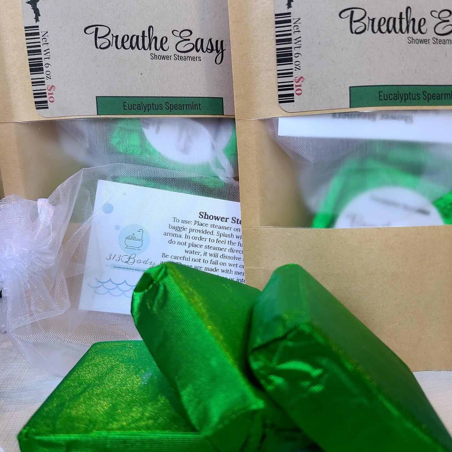 Breathe Easy - Eucalyptus Spearmint Shower Steamer