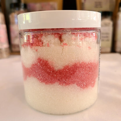 Twisted Peppermint Coarse Sugar Scrub with Shea Butter and Avocado Oil