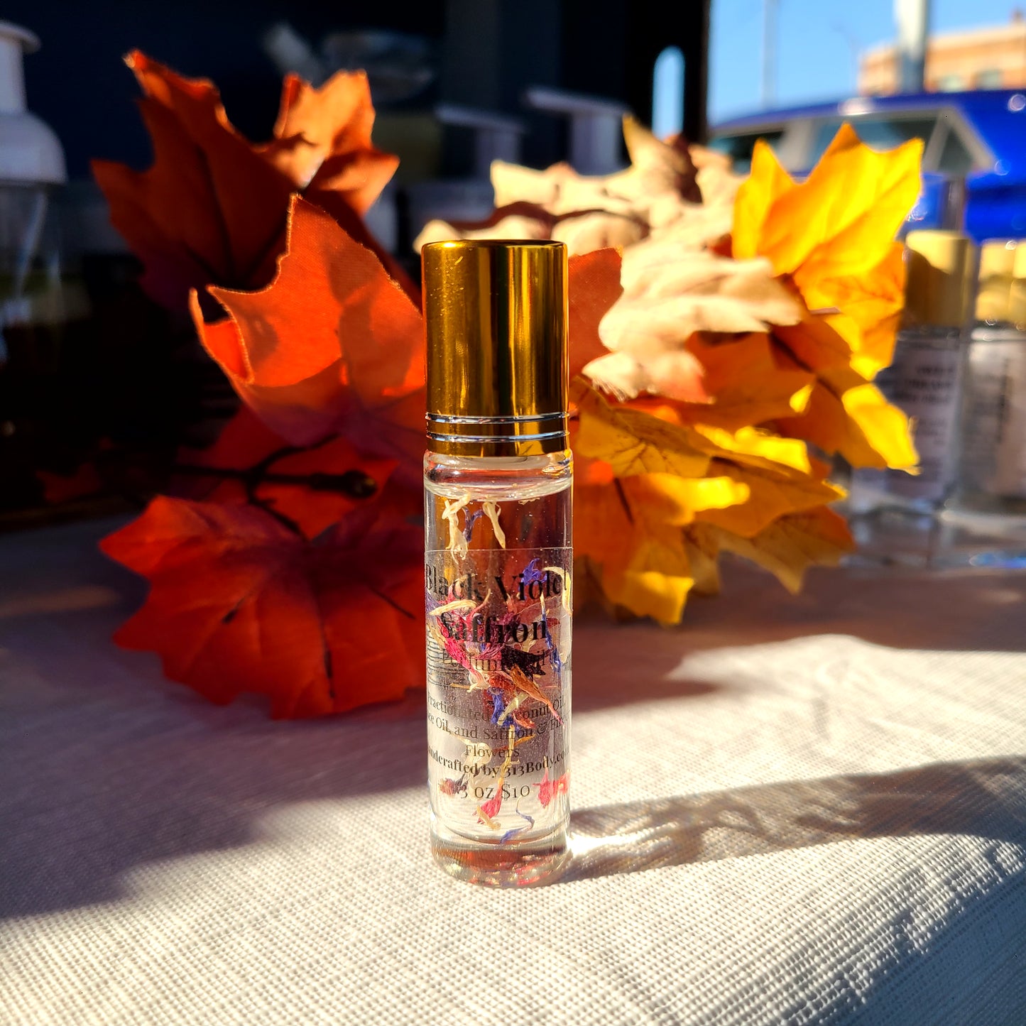 Black Violet and Saffron Perfume Oil