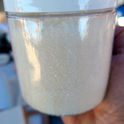 Iced Vanilla Woods Coarse Sugar Scrub with Shea Butter and Avocado Oil