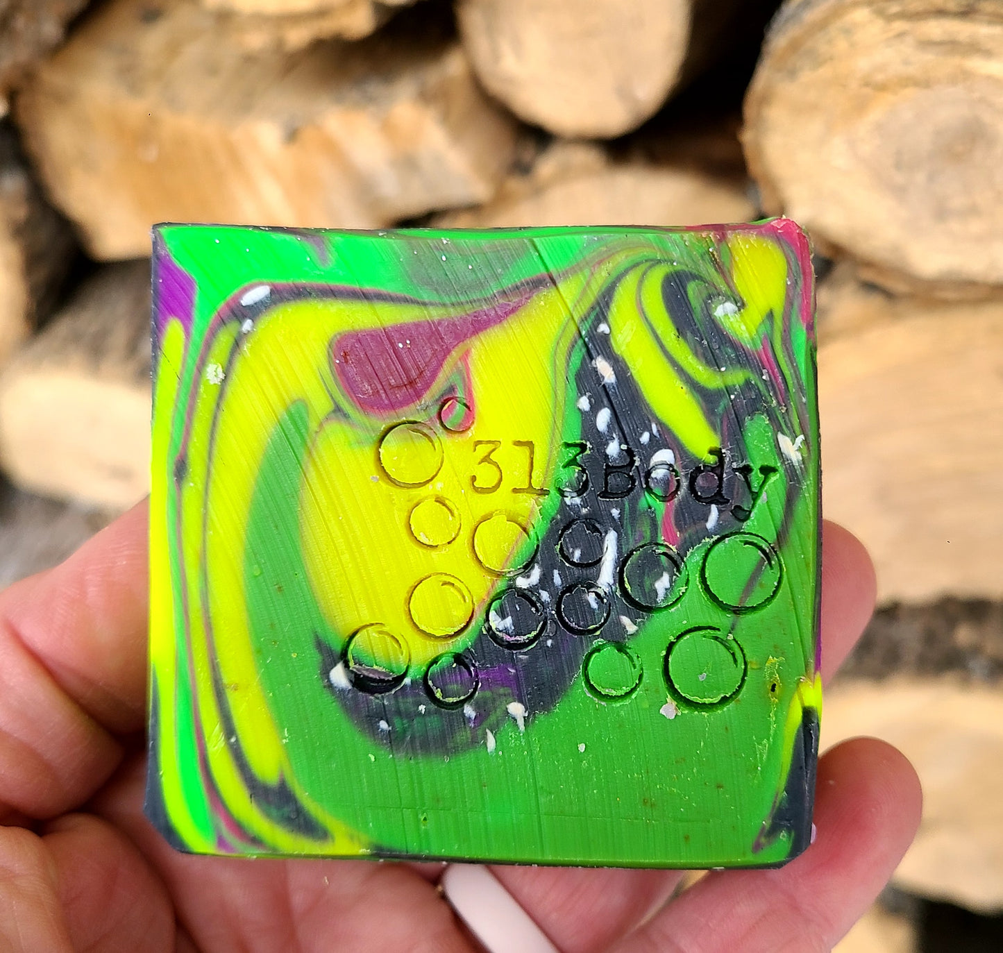 Northern Lights ~ Black Canyon Scented Handmade Soap with Shea Butter and Activated Charcoal