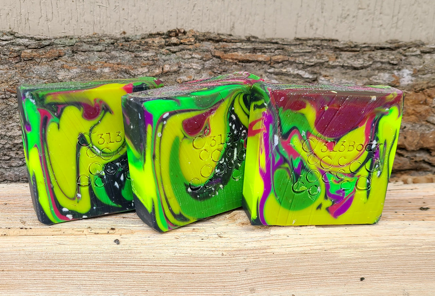 Northern Lights ~ Black Canyon Scented Handmade Soap with Shea Butter and Activated Charcoal