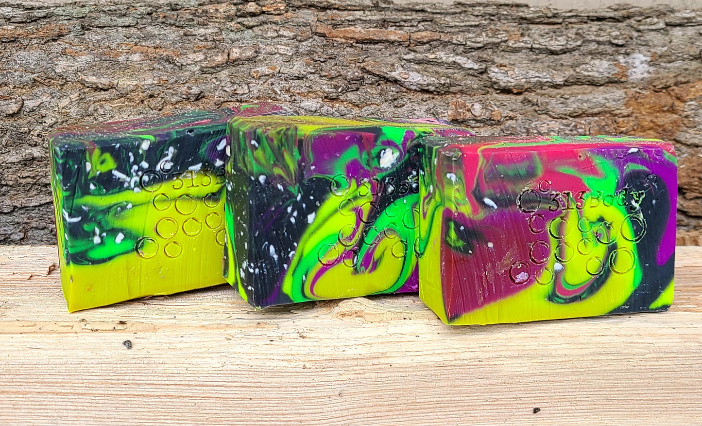 Northern Lights ~ Black Canyon Scented Handmade Soap with Shea Butter and Activated Charcoal