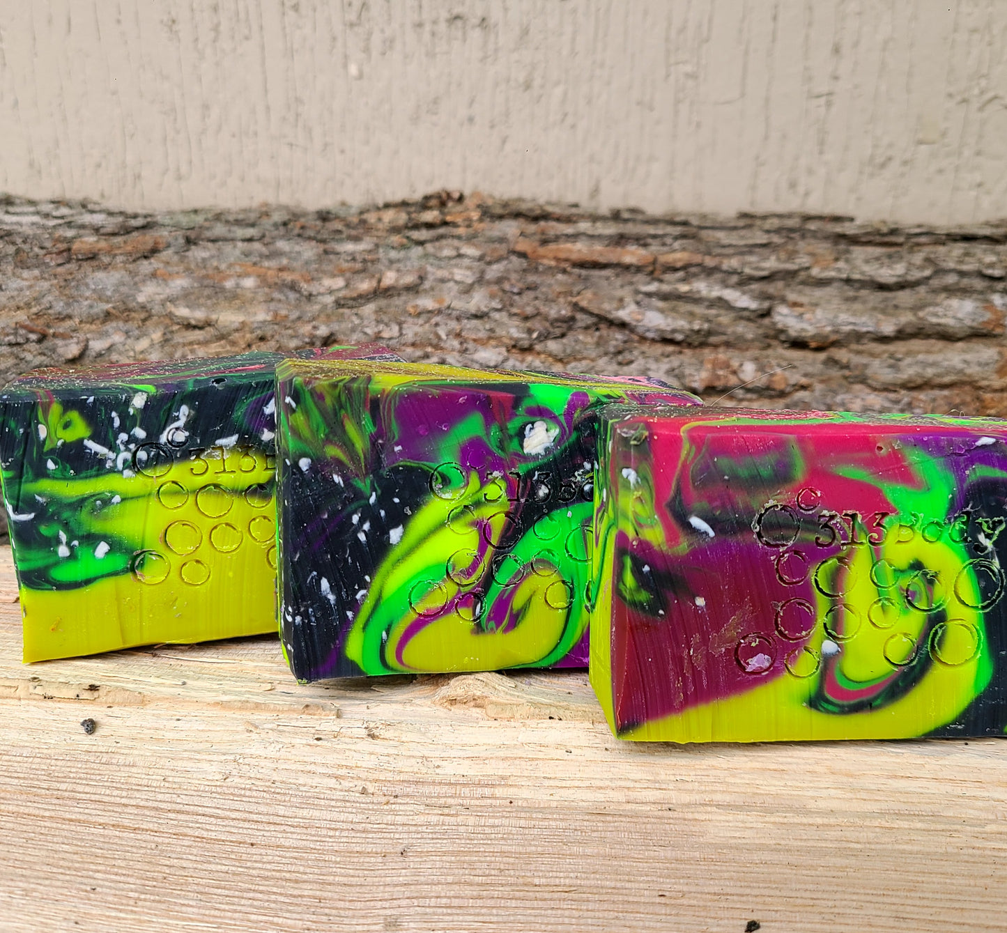 Northern Lights ~ Black Canyon Scented Handmade Soap with Shea Butter and Activated Charcoal