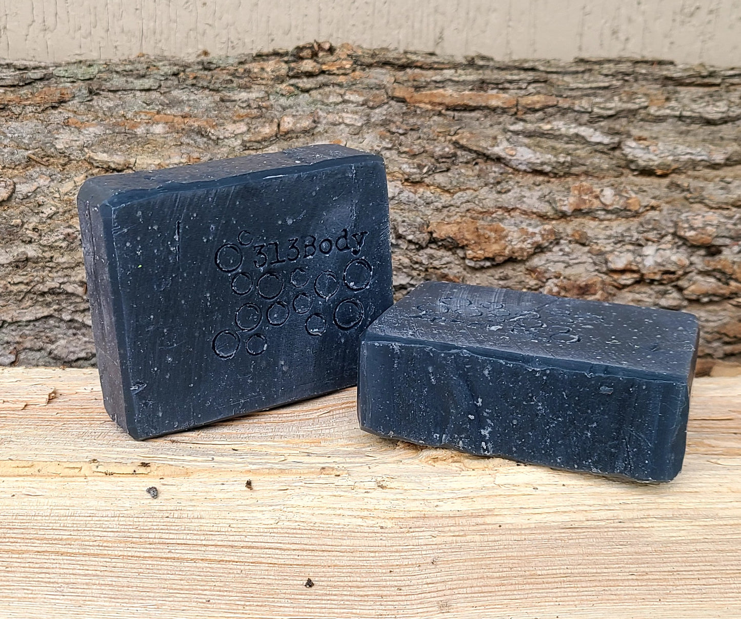 Tea Tree & Charcoal Handmade Soap with Cocoa Butter and Tamanu Oil