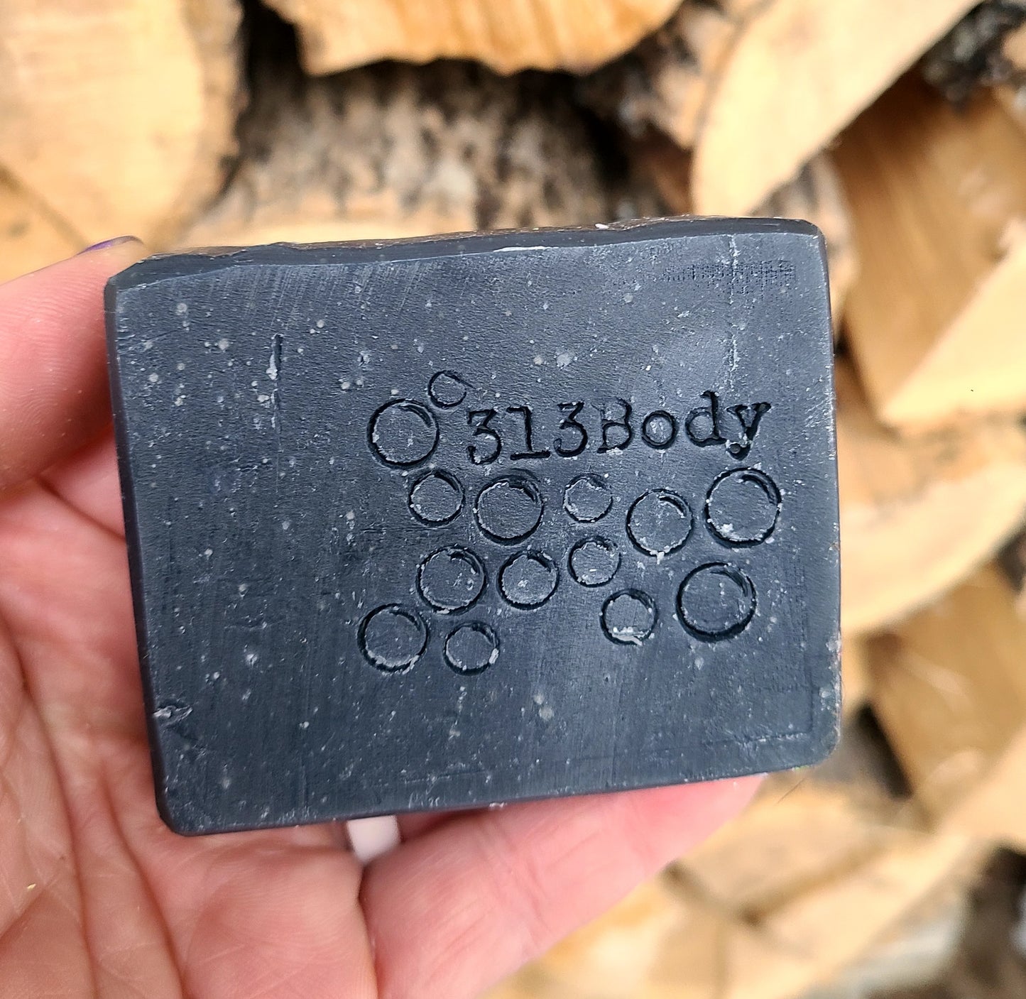 Tea Tree & Charcoal Handmade Soap with Cocoa Butter and Tamanu Oil