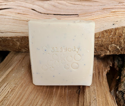Moisturizing Shave Soap with Jojoba Beads ~ Fresh Shave Scented