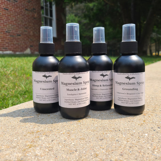 Magnesium Oil Spray - 4 Essential Oil Blends