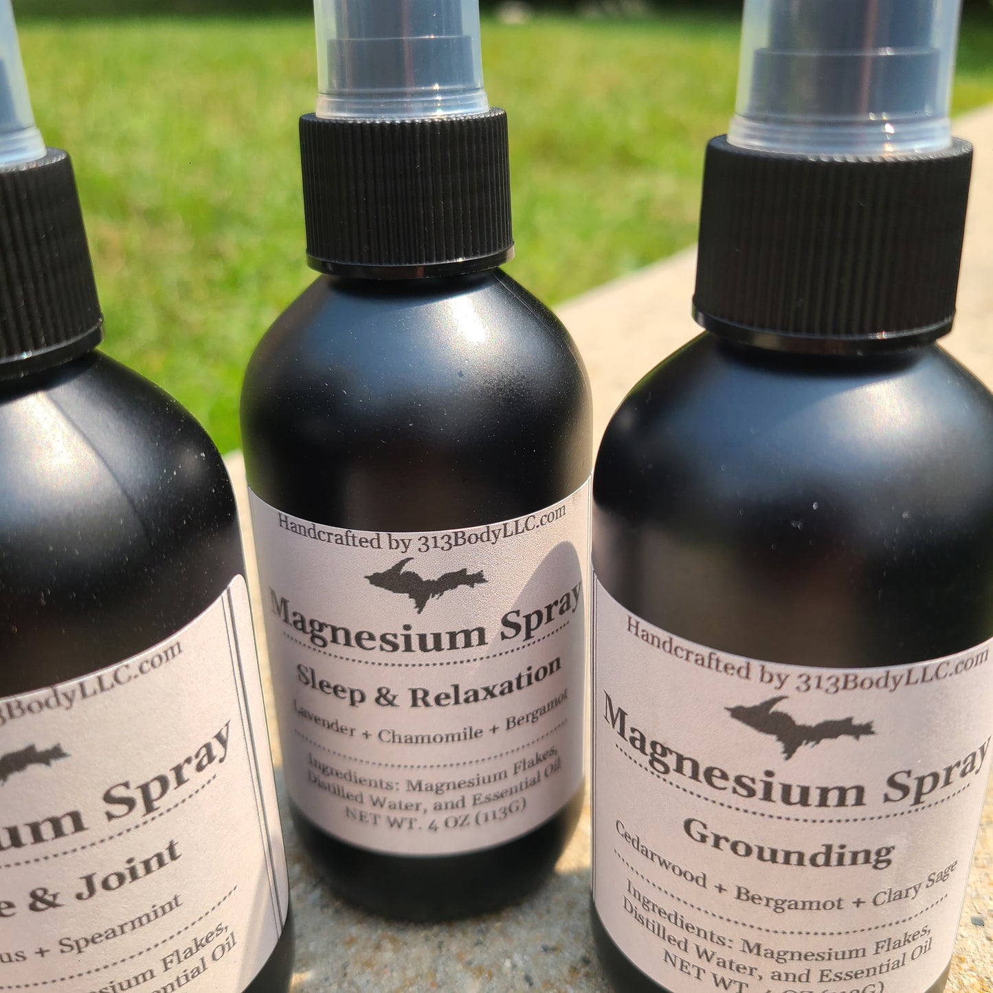 Magnesium Oil Spray - 4 Essential Oil Blends