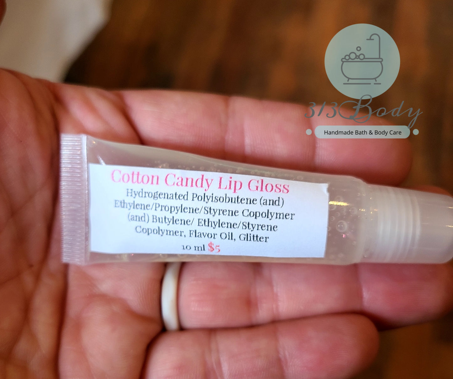 Cotton Candy Lip Gloss - VEGAN